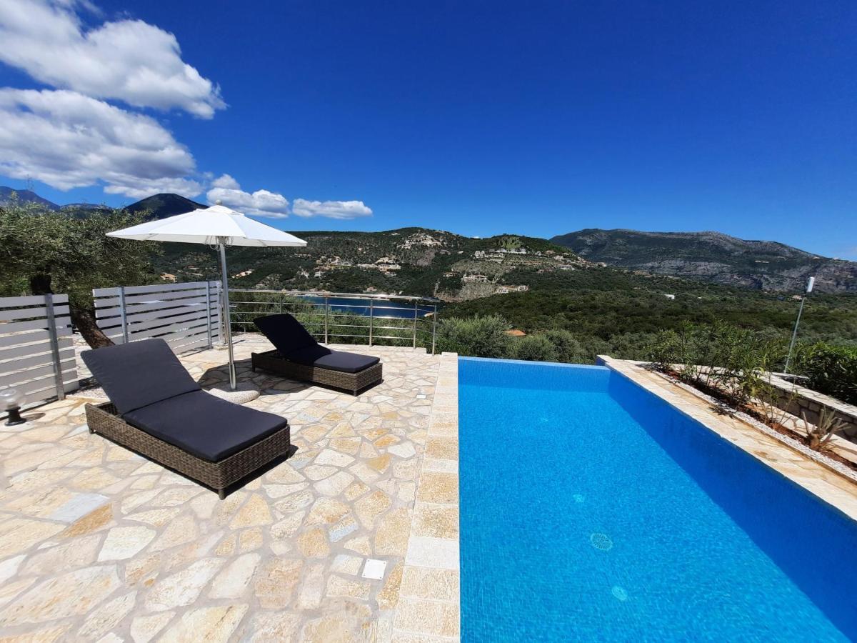 Villas Amantea- Four Villas With Big Pool And Infinity Pool Sívota Exterior foto